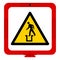 Warning Bottomless Pit Symbol Sign,Vector Illustration, Isolate On White Background Label. EPS10