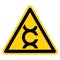 Warning Carcinogen Symbol Sign ,Vector Illustration, Isolate On White Background Label. EPS10