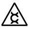 Warning Carcinogen Symbol Sign ,Vector Illustration, Isolate On White Background Label. EPS10