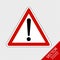Warning Caution Sign - Vector Illustration - Isolated On Transparent Background
