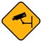 Warning CCTV sign