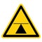 Warning Center Of Gravity Symbol Sign,Vector Illustration, Isolated On White Background Label. EPS10