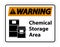 Warning Chemical Storage Symbol Sign Isolate on transparent Background,Vector Illustration