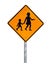 Warning Children Crossing - Australian Road Sign