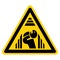Warning Confined Space Symbol Sign, Vector Illustration, Isolate On White Background Label .EPS10