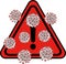 Warning coronavirus assembly