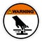 Warning Cutting of Hand Moving Parts Symbol Sign, Vector Illustration, Isolate On White Background Label .EPS10