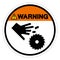 Warning Cutting Hand Symbol Sign, Vector Illustration, Isolate On White Background Label .EPS10