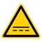 Warning Direct Current DC Symbol Sign, Vector Illustration, Isolate On White Background Label. EPS10