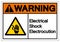 Warning Electrical Shock Electrocution Symbol Sign, Vector Illustration, Isolate On White Background Label .EPS10