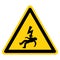 Warning Electrocution Risk Symbol Sign, Vector Illustration, Isolated On White Background Label .EPS10