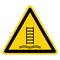Warning Embarkation ladder Symbol Sign, Vector Illustration, Isolate On White Background Label .EPS10