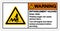 Warning Entanglement Hazard Symbol Sign, Vector Illustration, Isolate On White Background Label .EPS10