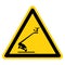 Warning Falling Crane Hazard Symbol Sign ,Vector Illustration, Isolate On White Background Label. EPS10