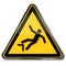 Warning for falling down