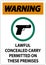 Warning Firearms Allowed Sign Lawful Concealed Carry Permitted On These Premises