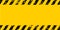 Warning frame grunge yellow black diagonal stripes, vector grunge texture warn caution, construction, safety background