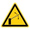 Warning Gate Opens and Closes Automatically Symbol Sign, Vector Illustration, Isolate On White Background Label. EPS10