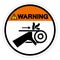 Warning Hand Entanglement Belt Drive Symbol Sign, Vector Illustration, Isolate On White Background Label .EPS10