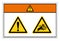 Warning Hand Entanglement Belt Drive Symbol Sign, Vector Illustration, Isolate On White Background Label .EPS10