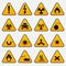 Warning Hazard Triangle Signs