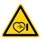 Warning High Magnetic Fields Symbol Sign ,Vector Illustration, Isolate On White Background Label .EPS10