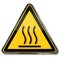 Warning hot surface