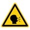 Warning Keep Silence Symbol Sign, Vector Illustration, Isolate On White Background Icon. EPS10