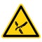 Warning Liferaft knife Symbol Sign, Vector Illustration, Isolate On White Background Label .EPS10