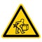 Warning Lift Correctly Symbol Sign, Vector Illustration, Isolate On White Background Label .EPS10