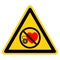 Warning Magnetic Field Symbol Sign, Vector Illustration, Isolate On White Background Label. EPS10