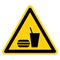 Warning No Eating Or Drinking Symbol Sign, Vector Illustration, Isolate On White Background Label .EPS10