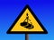 Warning overhead crane loads