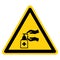 Warning Please Use Hand Sanitiser Symbol Sign, Vector Illustration, Isolate On White Background Label. EPS10