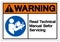 Warning Read Technical Manual Before Servicing Symbol Sign, Vector Illustration, Isolate On White Background Label .EPS10