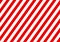 Warning red sign with white rectangular lines. Abstract backdrop with diagonal white and red strips. Danger zone background