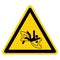 Warning Rotating Agitator Symbol Sign ,Vector Illustration, Isolate On White Background Label. EPS10