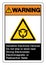 Warning Sensitive Electronic Devices Do not ship or store near Strong Electrostatic Electromagnetic or Radioactive fields Symbol