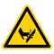 Warning Sharp Edges Will Cut Symbol Sign ,Vector Illustration, Isolate On White Background Label. EPS10