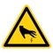 Warning Sharp Part Symbol Sign, Vector Illustration, Isolate On White Background Label .EPS10