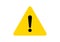 Warning sign attention caution exclamation sign, alert danger yellow triangle icon