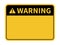 Warning sign. Blank warning sign. Vector