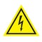 Warning sign of danger. Electricity.