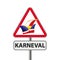 Warning Sign Karneval