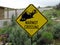 A warning sign that Marmots may be crossing