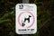 Warning sign of no dog fouling by dumfries and galloway council,