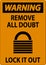 Warning Sign, Remove All Doubt Lock It Out