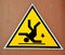 Warning sign: risk of falling