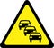 Warning sign with traffic queue