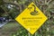 Warning signboard for poisonous snakes and insects at Kenting National Park